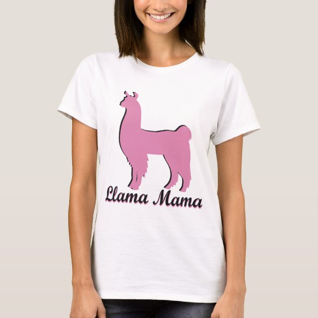 Camiseta Mamá de la llama (Anverso)