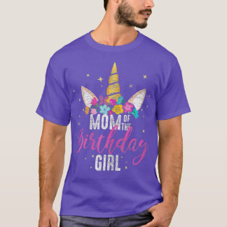Camiseta Mamá De La Madre Chica De Cumpleaños Regalos Unico