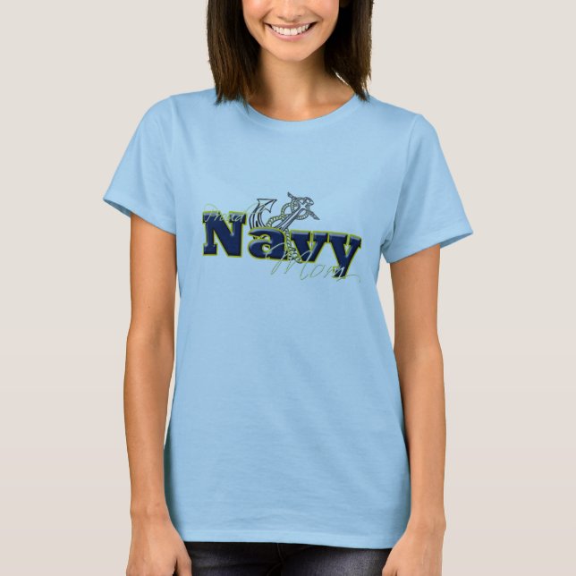 Camiseta Mamá de la marina de guerra (Anverso)