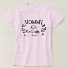 Camiseta Mamá de la mariposa pequeña | Madre a rosa