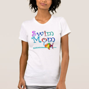 Camiseta Mamá de la nadada