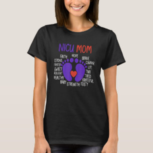 Camiseta Mamá de la NICU informa sobre el apoyo prematuro p