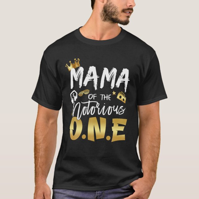 Camiseta Mamá De La Notoria Escuela De Un Viejo Hip Hop 1st (Anverso)