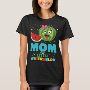 Camiseta Mamá De La Pequeña Familia De Fruta De La sandía C
