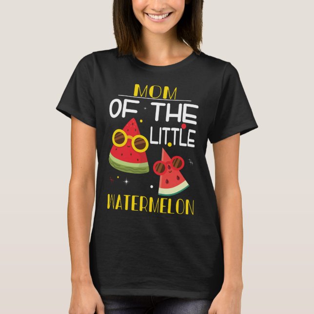 Camiseta Mamá De La Pequeña sandía Frutti Tutti Fiesta Gi (Anverso)
