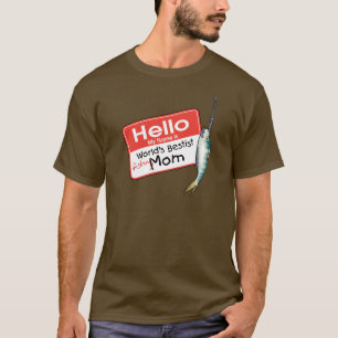 Camiseta Mamá de la pesca hola