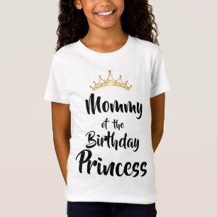 Camiseta Mamá De La Princesa De Cumpleaños Familia Que Coin
