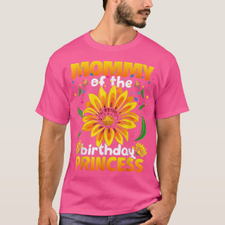 Camiseta Mamá De La Princesa De Cumpleaños Famosa Mamá Gran