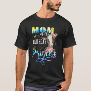 Camiseta Mamá de la princesa de cumpleaños haciendo pareja 