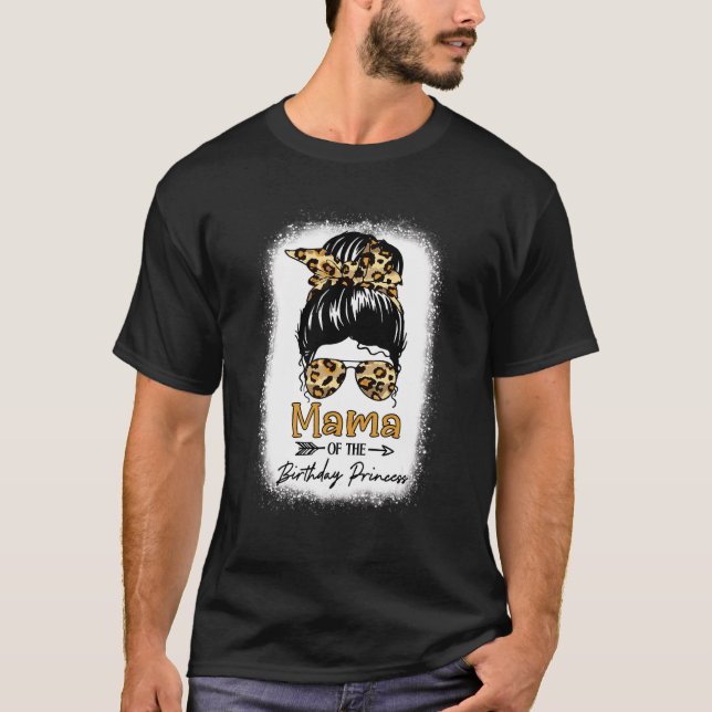 Camiseta Mamá De La Princesa De Cumpleaños Matando A La Mad (Anverso)