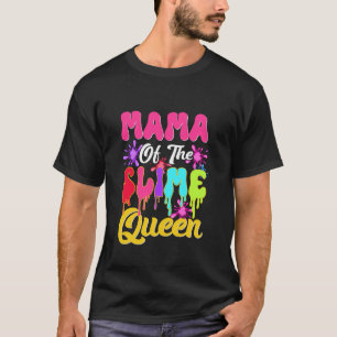 Camiseta Mamá de la Reina del Slime Fiesta de Cumpleaños Fa