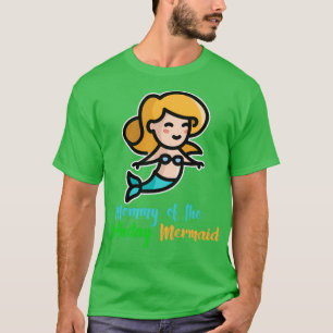 Camiseta Mamá De La Sirenita De Cumpleaños 37