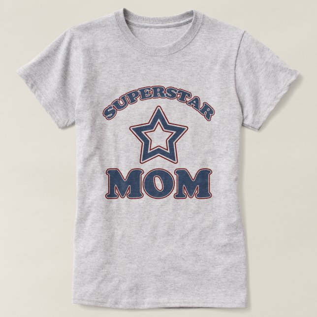 Camiseta Mamá de la superestrella (Diseño del anverso)