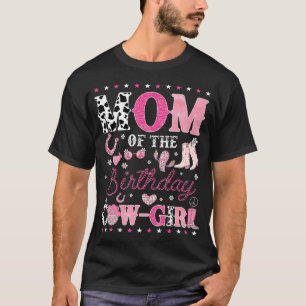 Camiseta Mamá de la vaquera del cumpleaños Disco Rodeo Occi