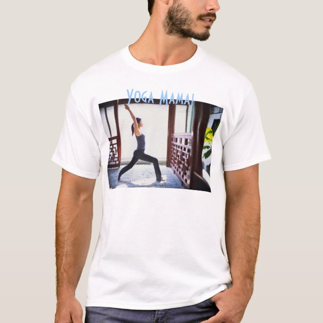 Camiseta Mamá de la yoga (Anverso)