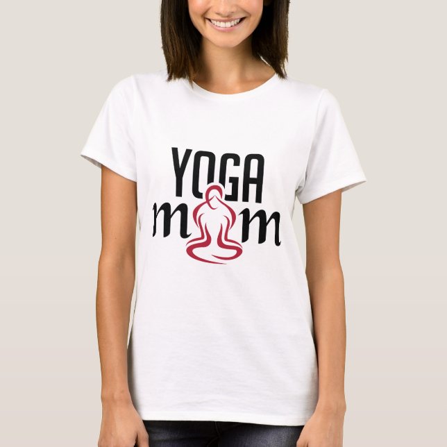 Camiseta MAMÁ de la yoga (Anverso)