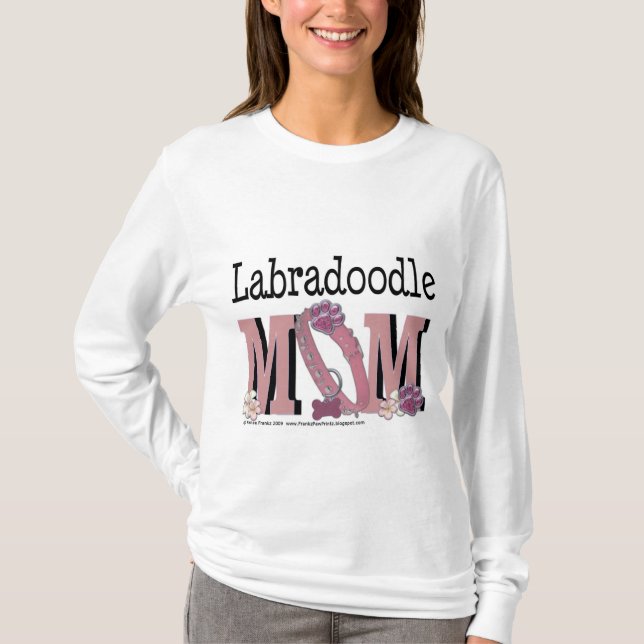 Camiseta MAMÁ de LabraDoodle (Anverso)