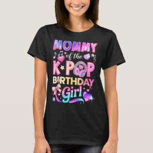 Camiseta Mamá de las chicas de cumpleaños k-pop música core