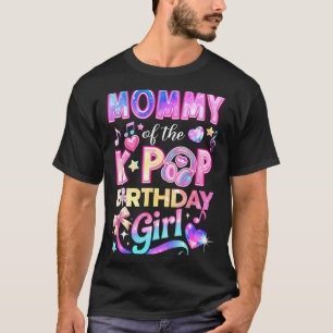 Camiseta Mamá de las chicas de cumpleaños k-pop música core