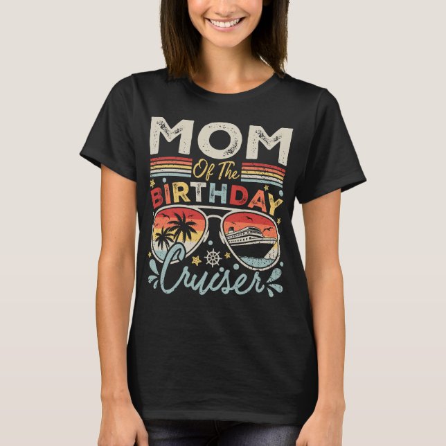 Camiseta Mamá de las mujeres de vacaciones de crucero de cu (Anverso)