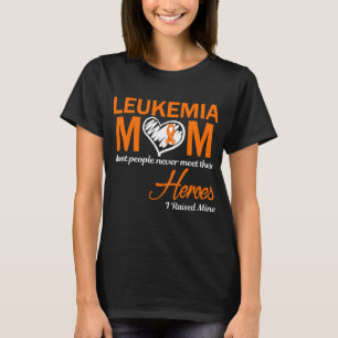 Camiseta Mamá de leucemia crié al mío