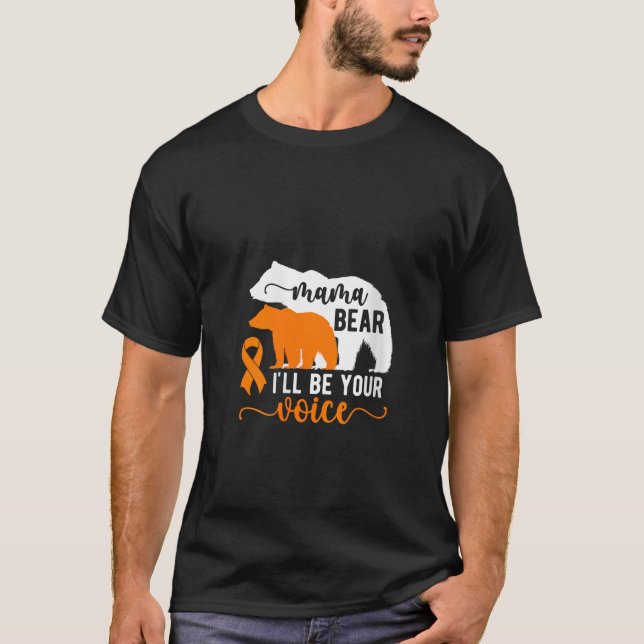 Camiseta Mamá De Leucemia De Una Guerrera De Leucemia (Anverso)