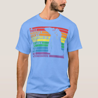Camiseta Mamá de LGBT lleva orgullo de ser transgénero arco