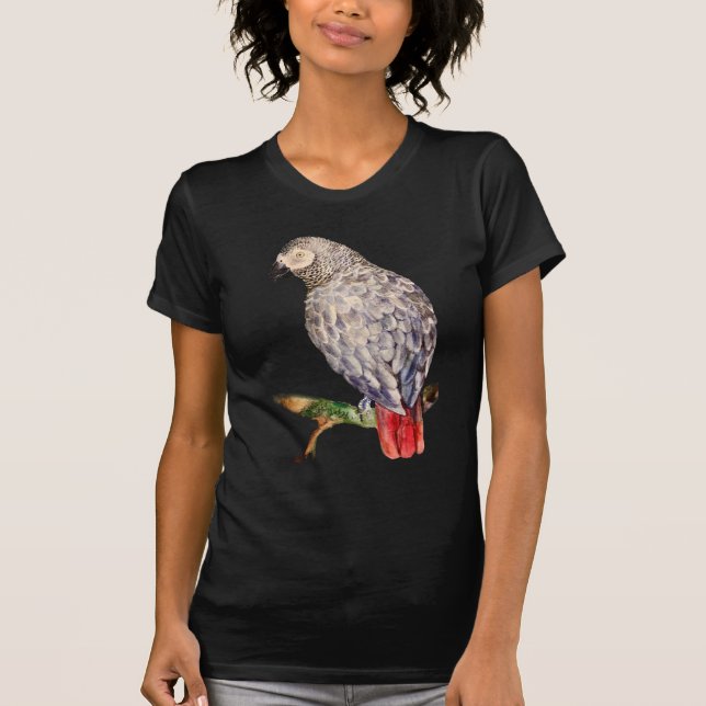 Camiseta Mamá de loro Loro gris africano T-Shirt (Anverso)