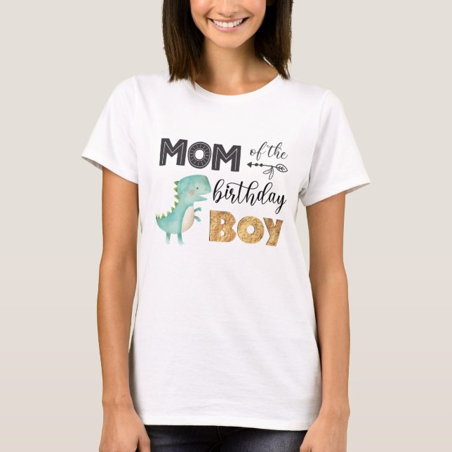 Camiseta Mamá de los Dinosaurios de los Niños Nacidos (Anverso)