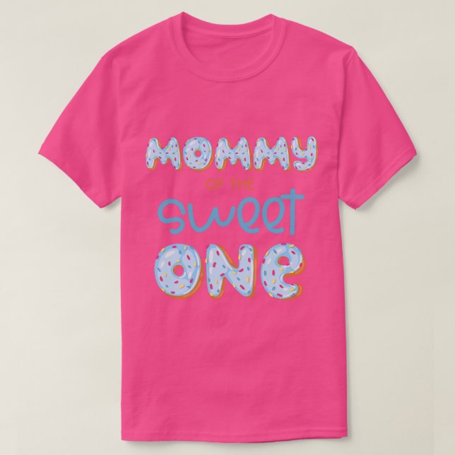 Camiseta Mamá de los dulces, un donut, primera parte de cum (Diseño del anverso)