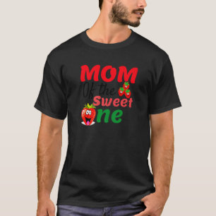 Camiseta Mamá De Los Dulces Un Dulce Un Cumpleaños De Fresa