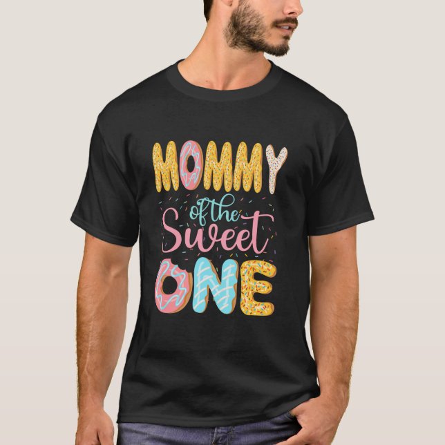Camiseta Mamá de los dulces, una mamá se burla de la famili (Anverso)