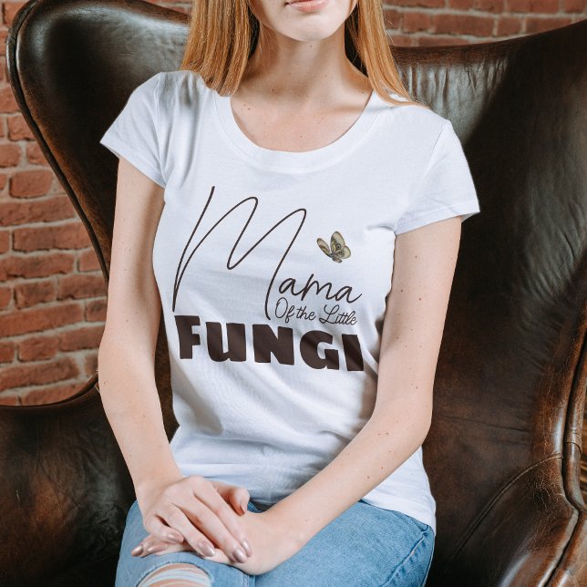 Camiseta Mamá de los hongos pequeños hongos moscoteros Cae  (mommy to be mushroom theme little fungi)