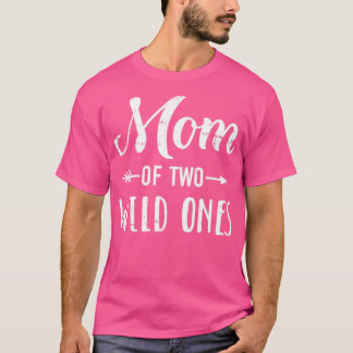 Camiseta Mamá de los salvajes para la madre de las hijas y 