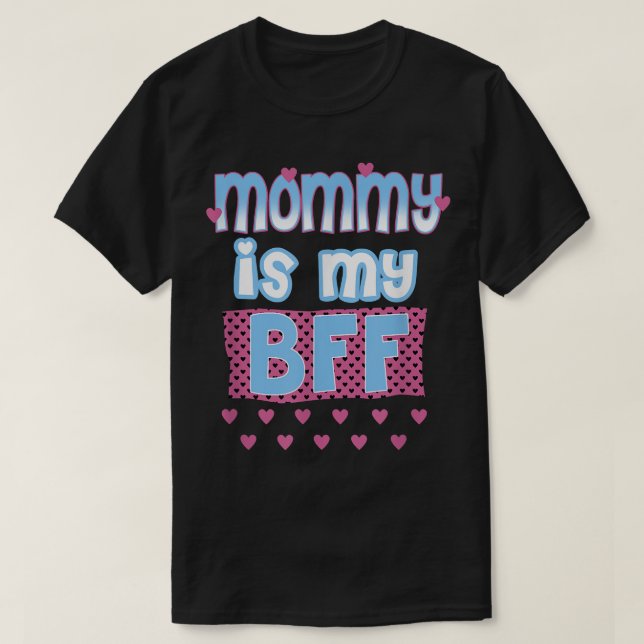 Camiseta Mamá de moda es mi mejor amiga (Diseño del anverso)