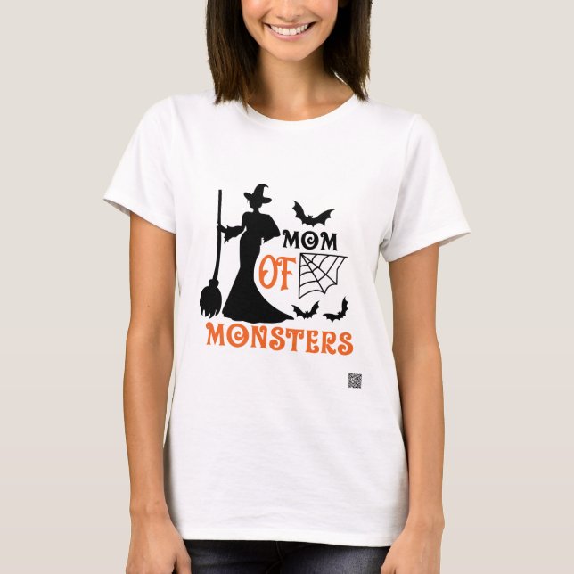 Camiseta Mamá De Monstruos (Anverso)
