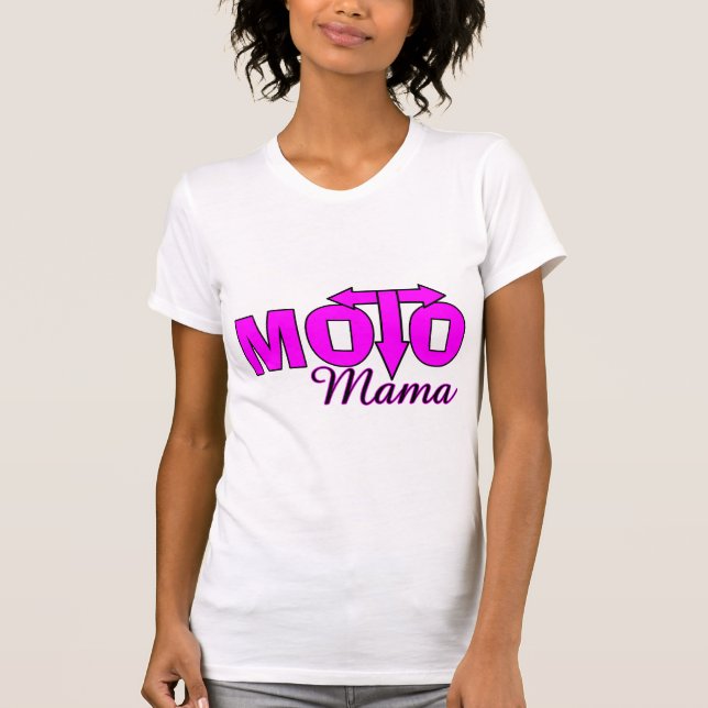 Camiseta Mamá de Moto (Anverso)