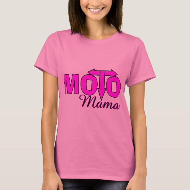 Camiseta Mamá de Moto (Anverso)