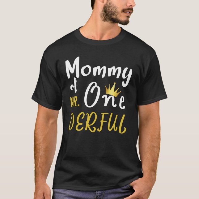 Camiseta Mamá de Mr Onederful  Primera Una Derful Combinaci (Anverso)