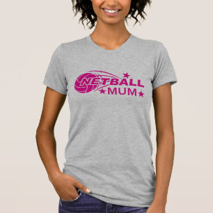 Camiseta Mamá de Netball Rosa