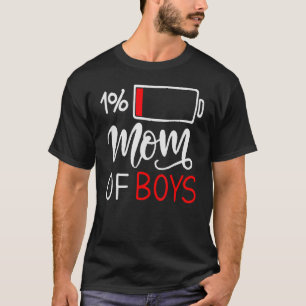 Camiseta Mamá De Niños Cansados Con Familia De Chicas De Ba