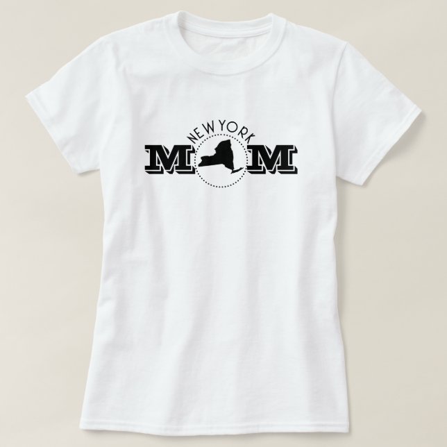 Camiseta Mamá de Nueva York (Diseño del anverso)