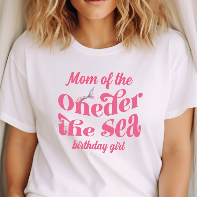Camiseta Mamá de Oneder, chica de cumpleaños de la sirena m (Subido por el creador)