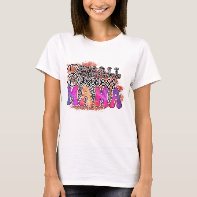 Camiseta Mamá de pequeñas empresas - Día de la madre (Anverso)