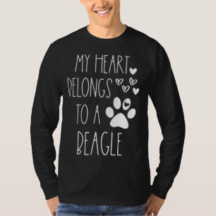 Camiseta Mamá de perro Beagle Fur Mama Gag cita para San Va