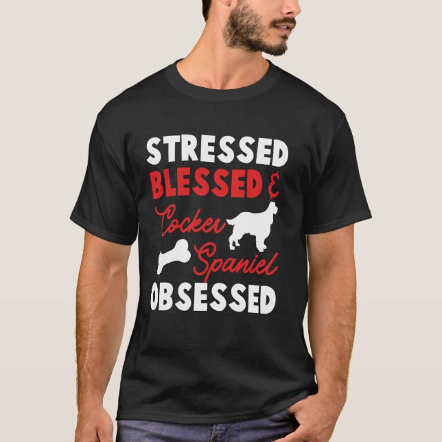 Camiseta Mamá de perro Cocker Spaniel inglés  1 (Anverso)