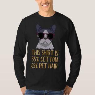 Camiseta Mamá De Perro De Boston, Esto Es 35 Algodón 65 Mas