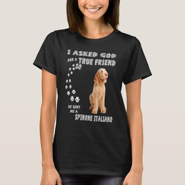 Camiseta Mamá de perro de Griffon italiana Bracco Spinoso D (Anverso)