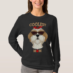 Camiseta Mamá de perro más fría que yo Shih Tzu Mom I Shih 