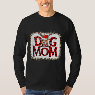 Camiseta Mamá de perro Pitbull Tocó Reno de Pajama